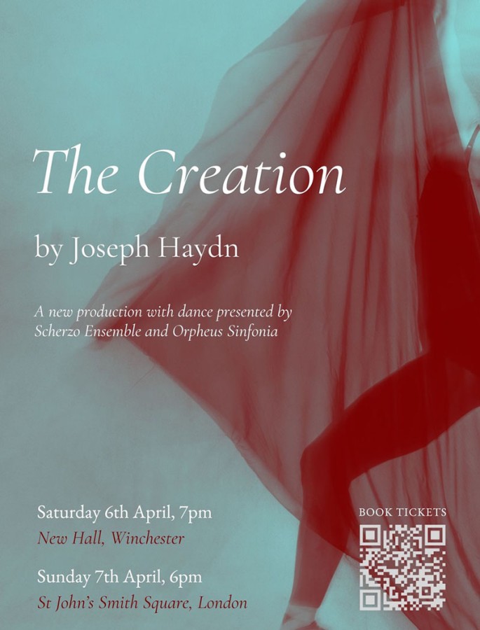 A new production of Haydn's Creation with dance on 7th April - 15% Discount - Click here to view this entry